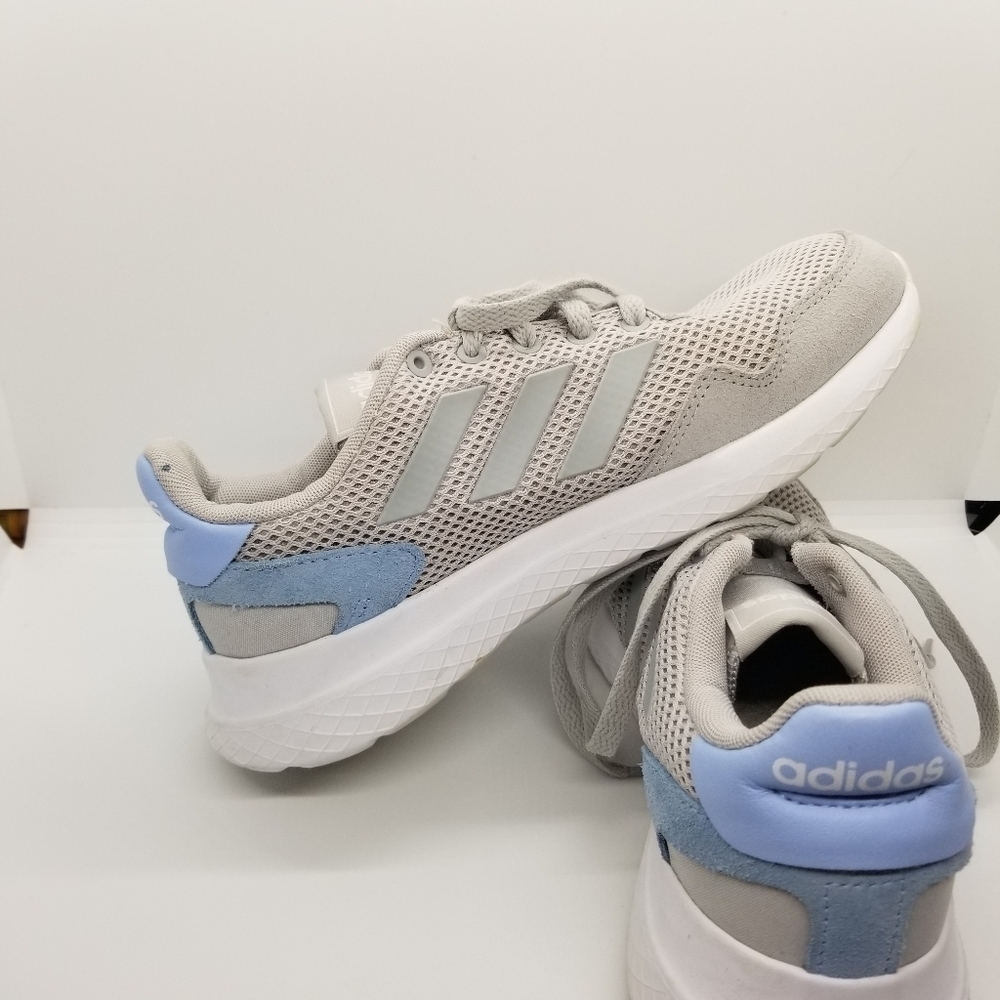 Adidas gray and blue cloudfoam archivo running sneakers size 6.5 - Picture 3 of 10